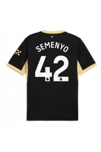 Manchester City Antoine Semenyo #42 Fotballdrakt Borte Klær 2026-27 Korte ermer